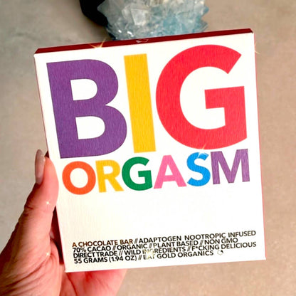 BIG ORGASM, A Potent, Functional & Delicious Chocolate Bar