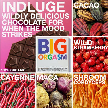 BIG ORGASM, A Potent, Functional & Delicious Chocolate Bar